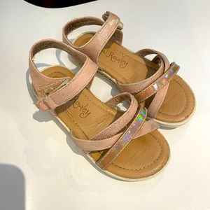 Girls toddler beige sandals